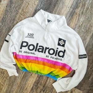 polaroid quarter zip fleece pullover